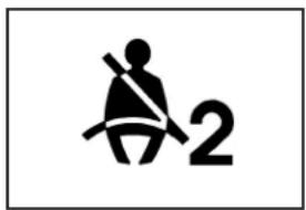 Buick Enclave (2008) - Témoinderappeldebouclagede laceinturedesécuritédupassager - 1