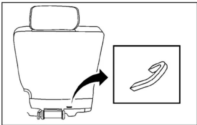 CADILLAC Escalade (2007) - Emplacementsdel'ancrageinférieuretde l'ancragedesanglesupérieure - 7