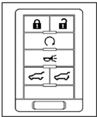CADILLAC Escalade (2007) - Fonctionnement du télédéverrouillage - 1