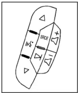 CADILLAC Escalade (2007) - Commandesaudiointégréesau volantdedirection - 1