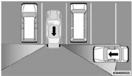 Chrysler 300 (2014) - Systèmedesurveillancedecirculation enmarchearrière - 1