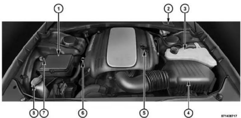 Chrysler 300 (2014) - COMPARTIMENTMOTEUR-MOTEUR5.7L - 1