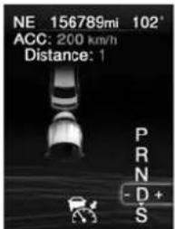Chrysler 300 (2014) - Réglagedeladistanceentrevéhicules durégulateurdevitesseadaptatif - 3