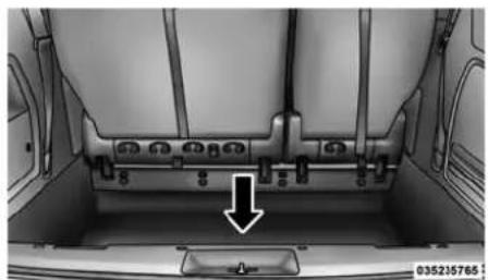 DODGE Grand Caravan (2014) - Rangementdansl'espacede chargement - 1