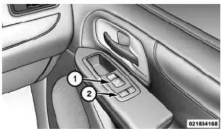 DODGE Grand Caravan (2014) - Commutateurdeglaceàcommande électriquedupassageravant - 1