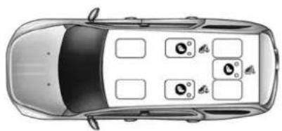 DODGE Grand Caravan (2014) - PlacesmuniesdusystèmeLATCHpourinstallerlesensemblesderetenued'enfantdanscevéhicule - 1
