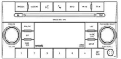 DODGE Grand Caravan (2014) - Uconnect ^MD 130AVECRADIO SATELLITE - 1