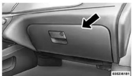 DODGE Journey (2013) - Espacederangementdelaboîteà gants - 1