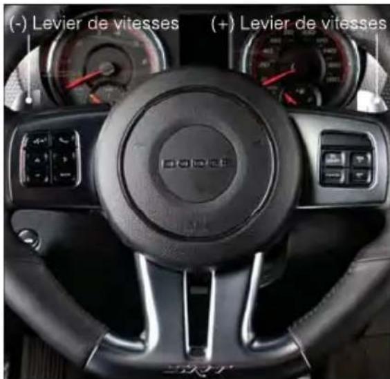 DODGE Challenger (2013) - Palettesdechangementdevitessessurlevolantouleviermontésurlaconsole - 1