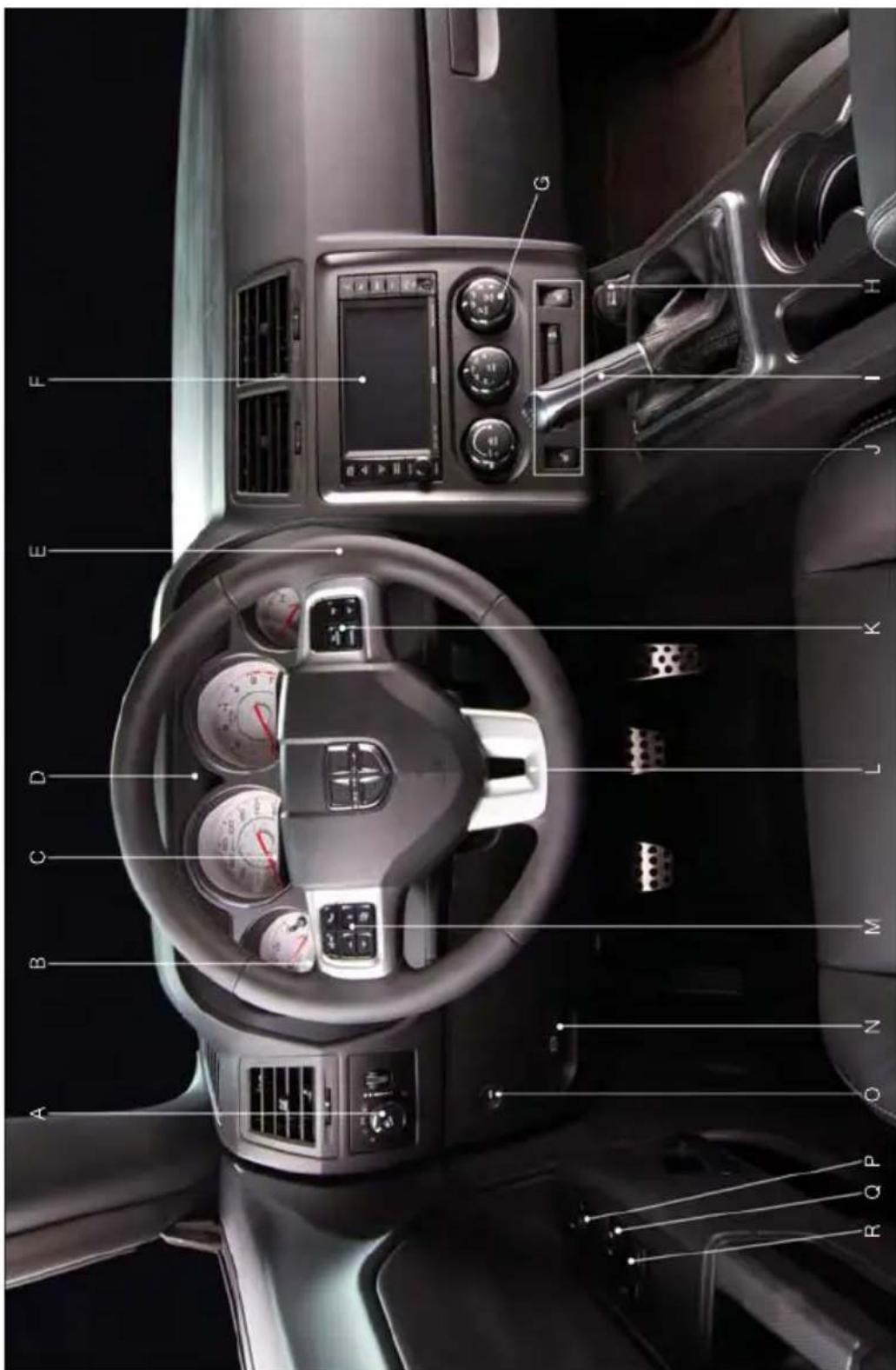 DODGE Challenger (2013) - APERÇUDESCOMMANDES - 1