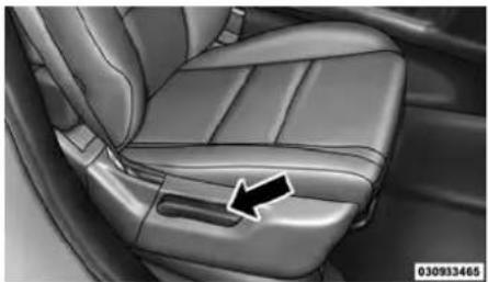 DODGE Durango (2014) - Réglagemanueldudossierdesiège dupassageravant-inclinaison - 1