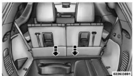 DODGE Durango (2014) - Emplacementdesancragesdu systèmeLATCH - 2