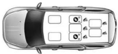DODGE Durango (2014) - PlacesmuniesdusystèmeLATCHpourinstallerlesensemblesderetenuepourenfantsdanscevéhicule - 1