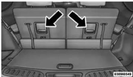 DODGE Durango (2014) - Rabattementdessiègesdetroisième rangée - 1