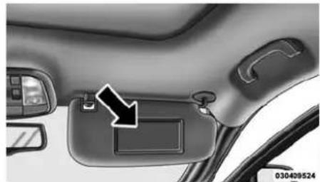 DODGE Durango (2014) - Miroirsdecourtoisieavecéclairage - 1