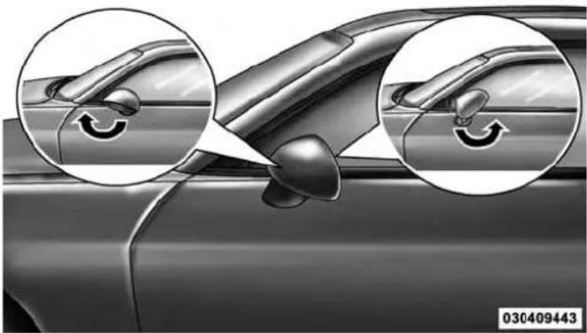 DODGE Challenger (2014) - Outside Mirrors Folding Feature - 1