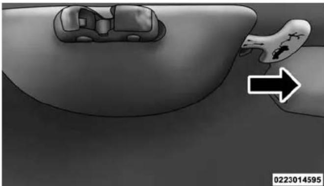 DODGE Challenger (2014) - Trunk Emergency Release - 1