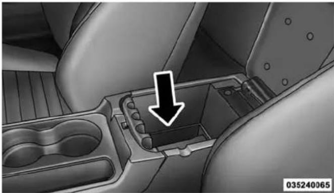 DODGE Challenger (2014) - Console Storage - 1