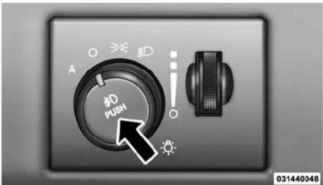 DODGE Challenger (2014) - Fog Lights — If Equipped - 2