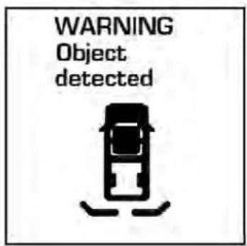 WARNING Object detected