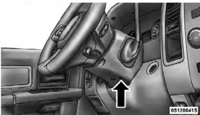 Interior view of a car dashboard and steering wheel (no visible text or symbols)