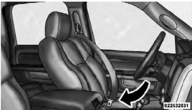 Interior view of a car showing the seat, steering wheel, and dashboard (no visible text or symbols)