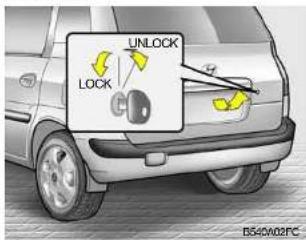 HYUNDAI Matrix (2007) - HATCHBACK DOOR - 1