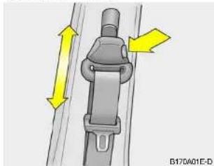 HYUNDAI Matrix (2007) - HEIGHT ADJUSTABLE FRONT SEAT SHOULDER BELT - 1