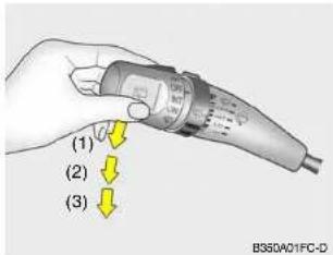HYUNDAI Matrix (2007) - WINDSCREEN WIPER/WASHER SWITCH - 1