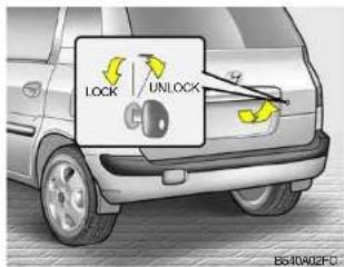 HYUNDAI Matrix (2007) - TAIL GATE - 1