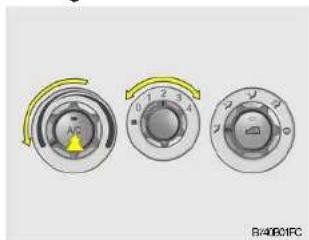 HYUNDAI Matrix (2007) - Air Conditioning Switch (Not all models) - 3