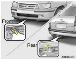 HYUNDAI Matrix (2007) - EMERGENCY TOWING - 3