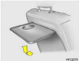 HYUNDAI Matrix (2007) - FOLD-UP TRAY - 1