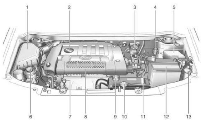 HYUNDAI Matrix (2007) - CAUTION: - 1