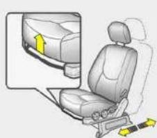 HYUNDAI Matrix (2007) - Adjusting Seat Forward and Rearward - 1