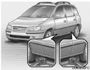 HYUNDAI Matrix (2007) - CHANGING A FLAT TYRE - 13