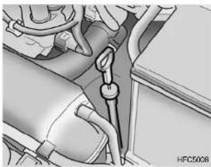 HYUNDAI Matrix (2007) - Checking the automatic transaxle fluid level - 1