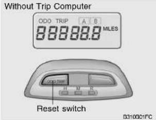 HYUNDAI Matrix (2007) - ODOMETER/TRIP ODOMETER - 1