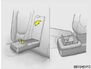 HYUNDAI Matrix (2007) - REAR SEAT ARM REST - 1