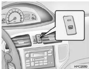 HYUNDAI Matrix (2006) - DEGIVRAGE VITRE ARRIERE INTERRUPTEUR - 1
