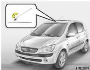 HYUNDAI Getz (2007) - Antenne de toit - 1