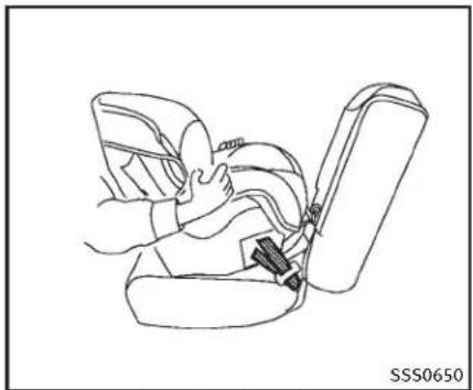 INFINITI Q60 Coupe (2014) - INSTALLATIOND'UNDISPOSITIFDE RETENUEPOURENFANTSORIENTÉ VERSL'ARRIÈREAVECSYSTÈME LATCH - 4