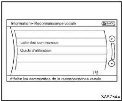 INFINITI Q60 Coupe (2014) - Afficherlalistedescommandes - 1