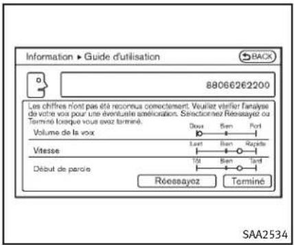 INFINITI Q60 Coupe (2014) - Explicationsrelativesaufonctionnement dusystèmedereconnaissancevocale INFINITI - 1