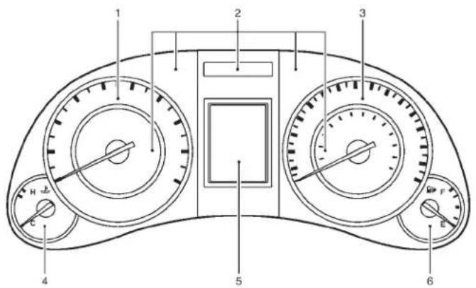 INFINITI Q60 Coupe (2014) - COMPTEURS ETINDICATEURS - 1