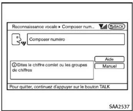 INFINITI Q70 (2013) - Exemplesdecommandesvocales - 4