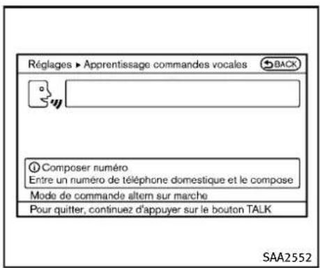 INFINITI Q70 (2013) - Enregistrementdelavoixdel'utilisateur danslesystème: - 3