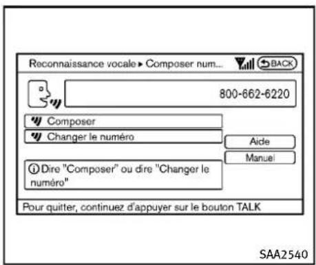 INFINITI Q70 (2013) - Exemplesdecommandesvocales - 7