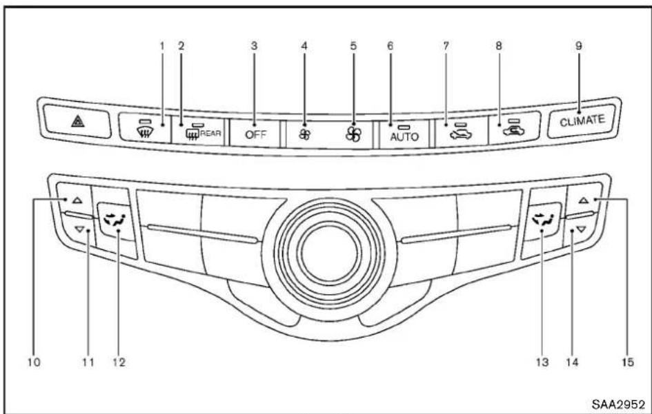 INFINITI Q70 (2013) - VENTILATEURS - 5