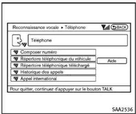 INFINITI Q70 (2013) - Exemplesdecommandesvocales - 3